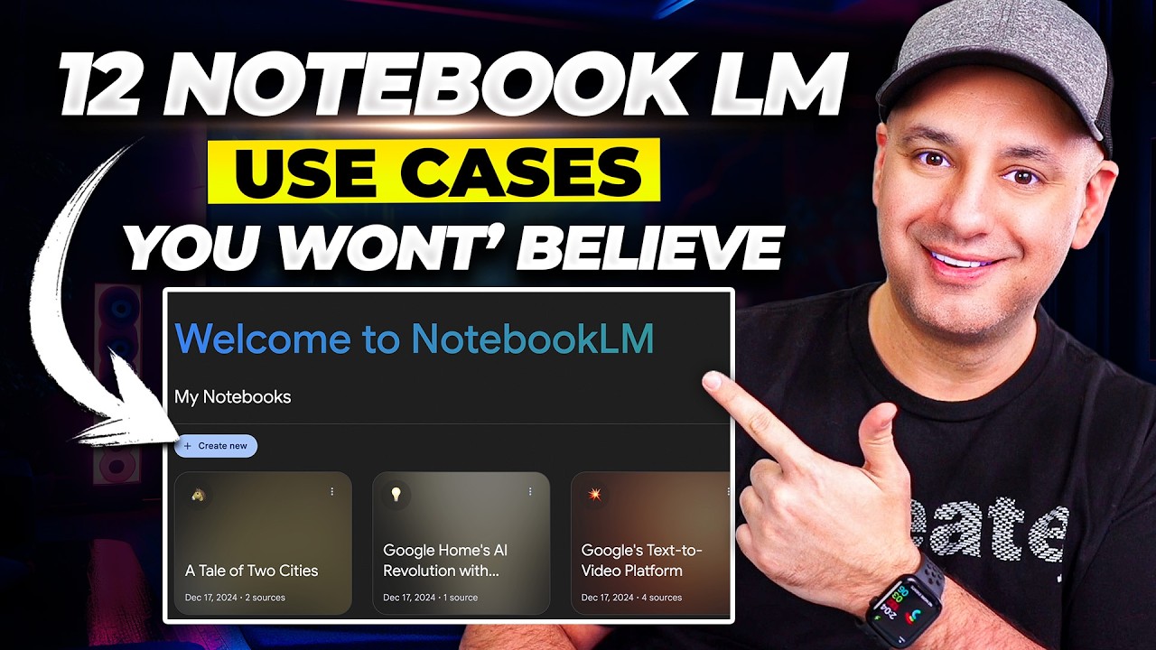12 NotebookLM Epic Use Cases You Must Try 1 *
