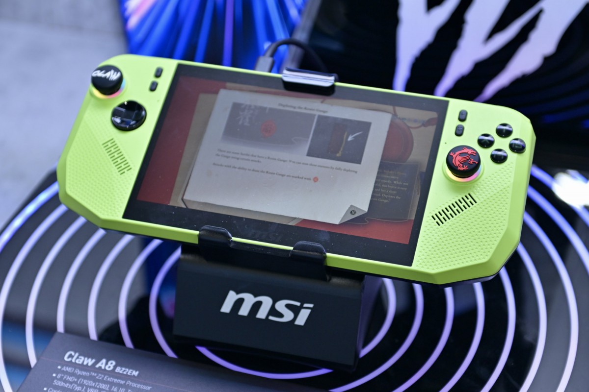 MSI announces new claw models with Intel and AMD chips