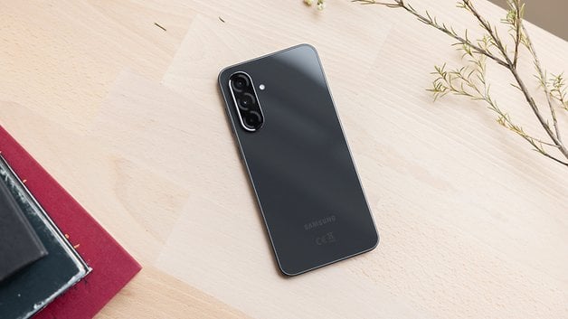 Samsung Galaxy A36 as seen from the back.