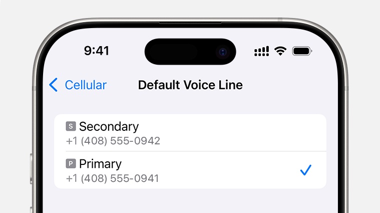 Apple iOS 18 Double SIM sign Apple iOS 18 Double SIM sign