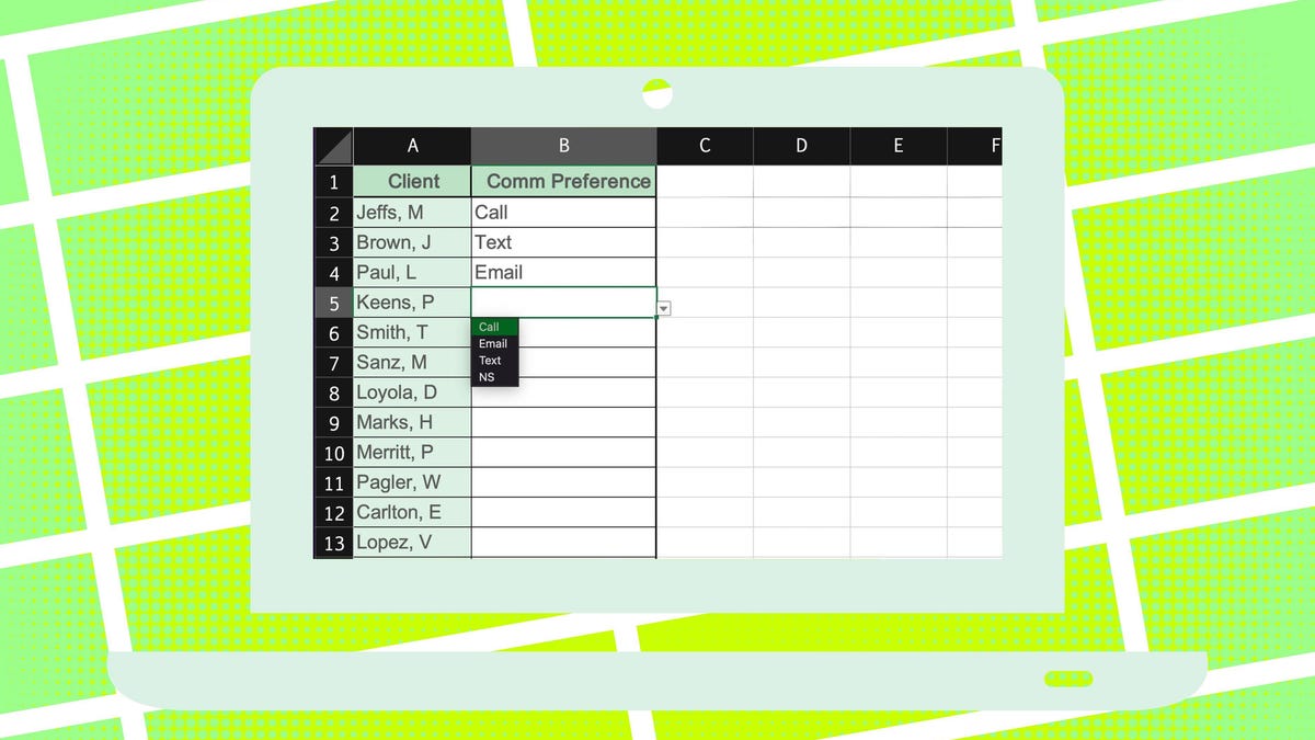 How to create a drop -down menu in Excel and save yourself hours