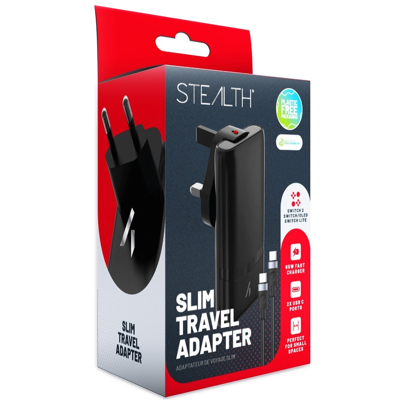 Stealth Swatch 2 Accessories Range works with cases, Joy Con accessories and power products.