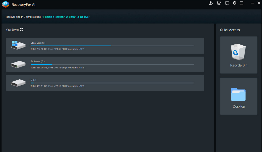 An in -depth review of Recoveryfox AI 3 8. The progress of a friend of beginners