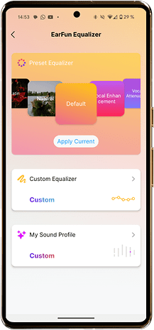 Earfun Tune Pro - It is difficult to get anything better for $ 70 12 Earfun Equipizer app with pre -equivalent options and allocated equalizers.