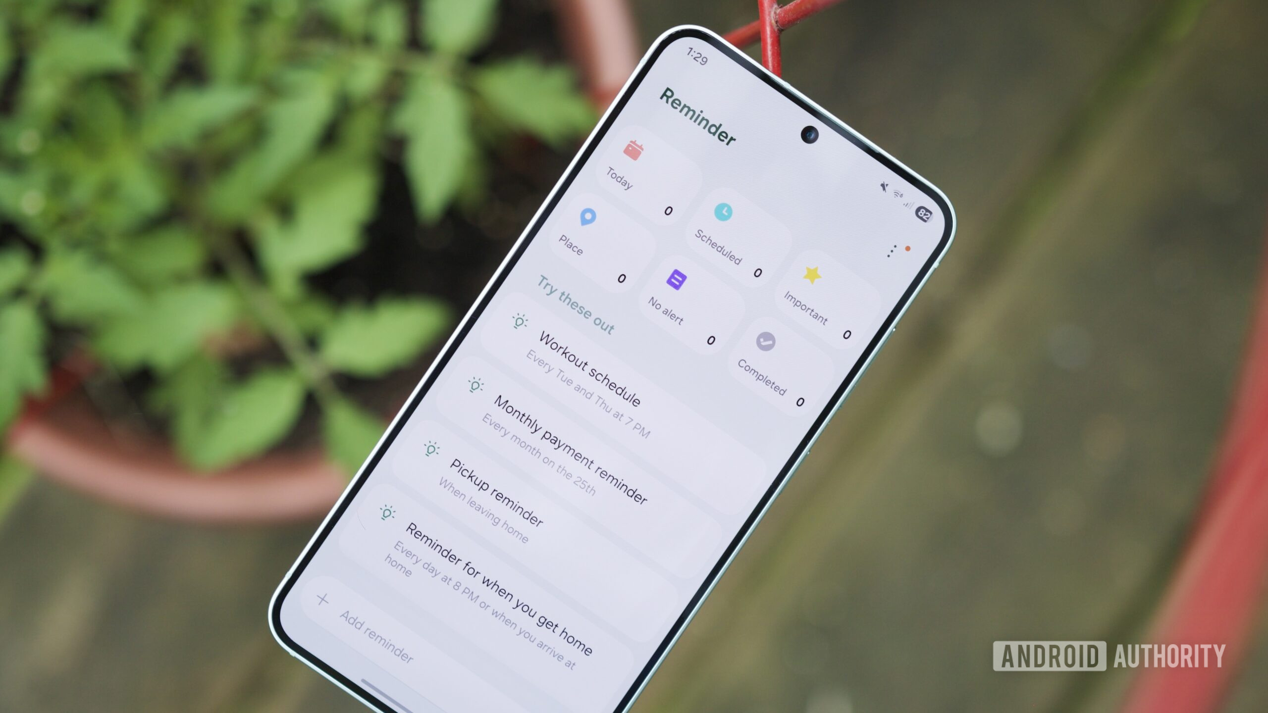Samsung One UI 8 Beta App App App Hero Samsung reminders app in One UI 8 Beta.