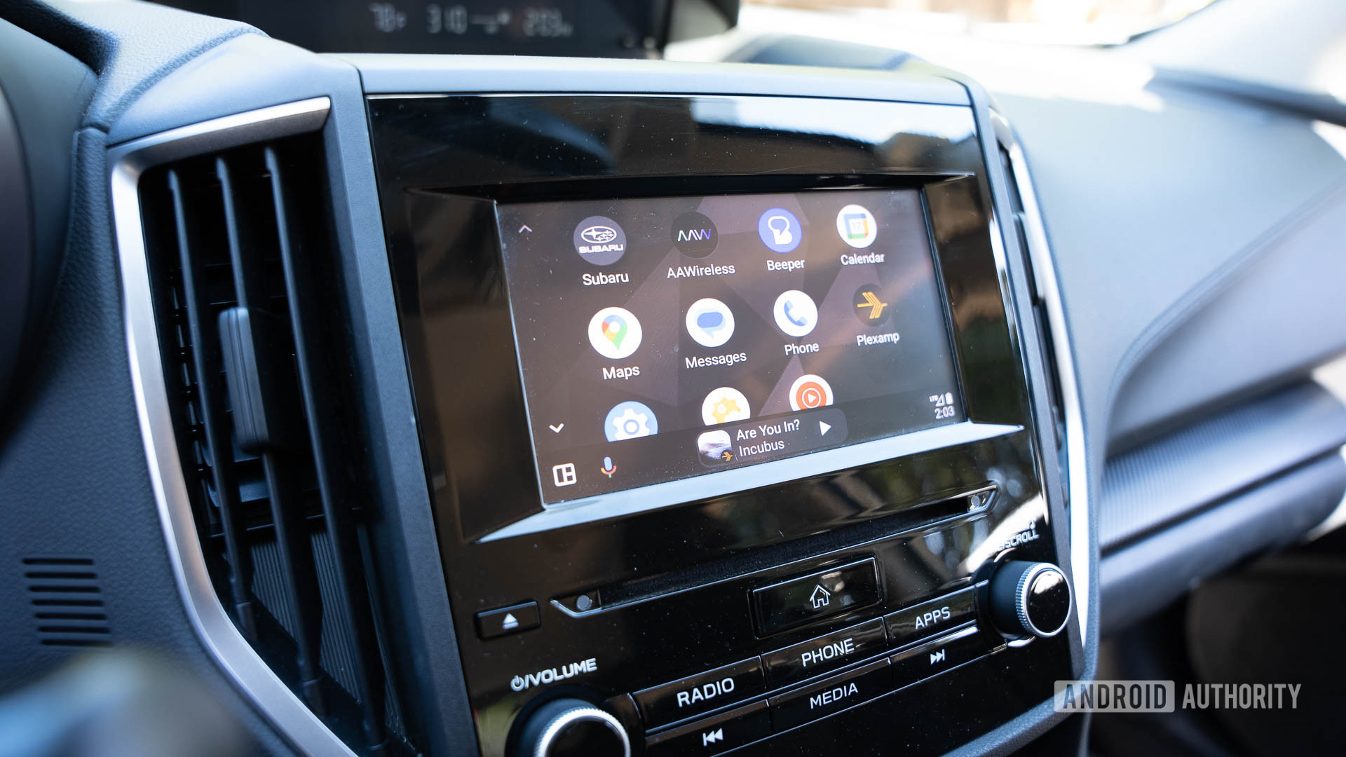 Android Auto 2024 applications menu