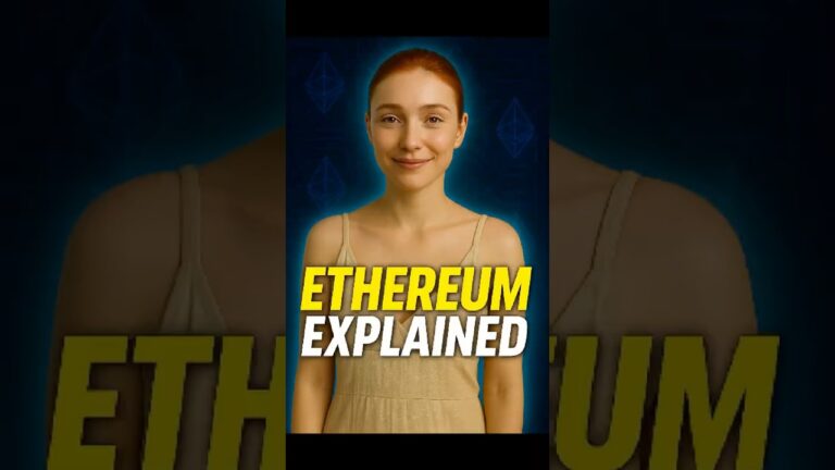 ETHEREUM 30s explained ! #ethereum #CryptoForBeginners #ETH #CharlyCrypto #Web3MadeSimple 8 smart contracts