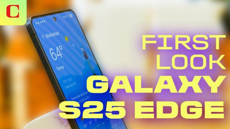 Galaxy S25 Edge Hands On: Samsung's Super-Thin Phone Is Impressive 1 *