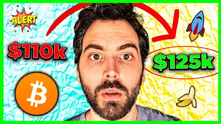 HURRY: Bitcoin's Move From $110K To $125K Will Be QUICK!!! 11 *