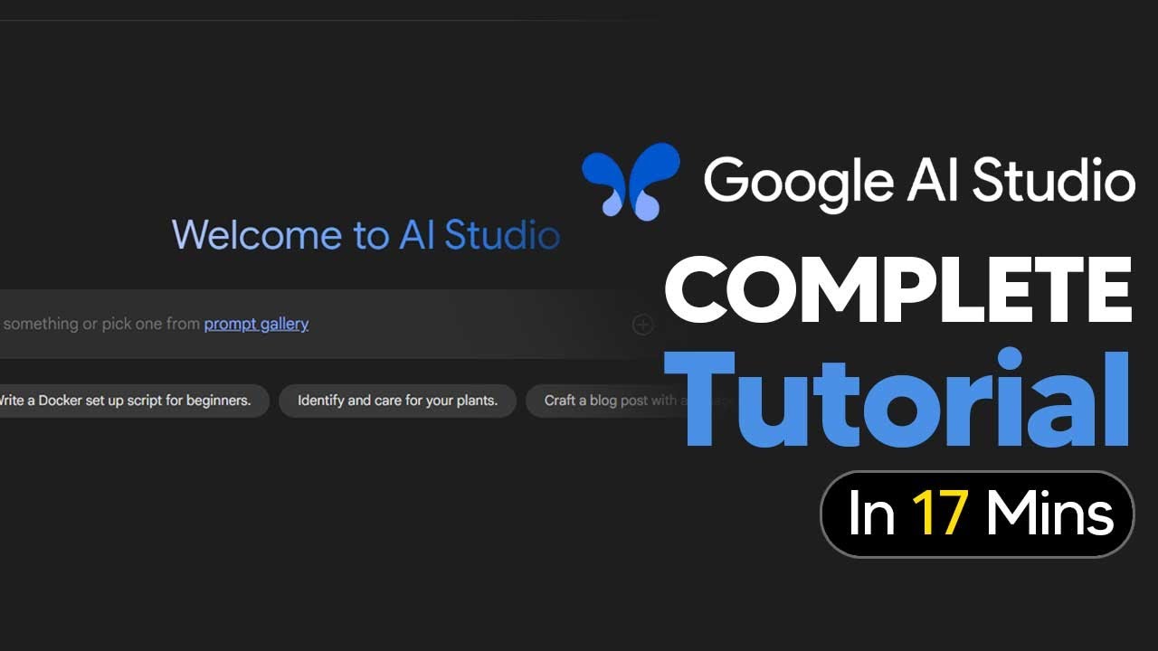 How To Use Google AI Studio For Beginners (2025 Tutorial Updated) 1 *