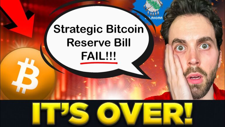 IT'S OVER: Strategic Bitcoin Reserve Bill FAILS in Senate Committee | Oklahoma 3 *