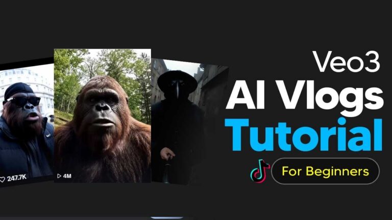 How To Make Viral AI Vlogs - Viral AI Tiktok Vlogs Tutorial (Veo-3) 8 *