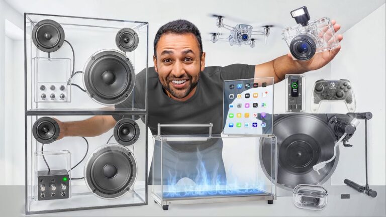 I spent $10,000 on the craziest TRANSPARENT Tech. 4 *