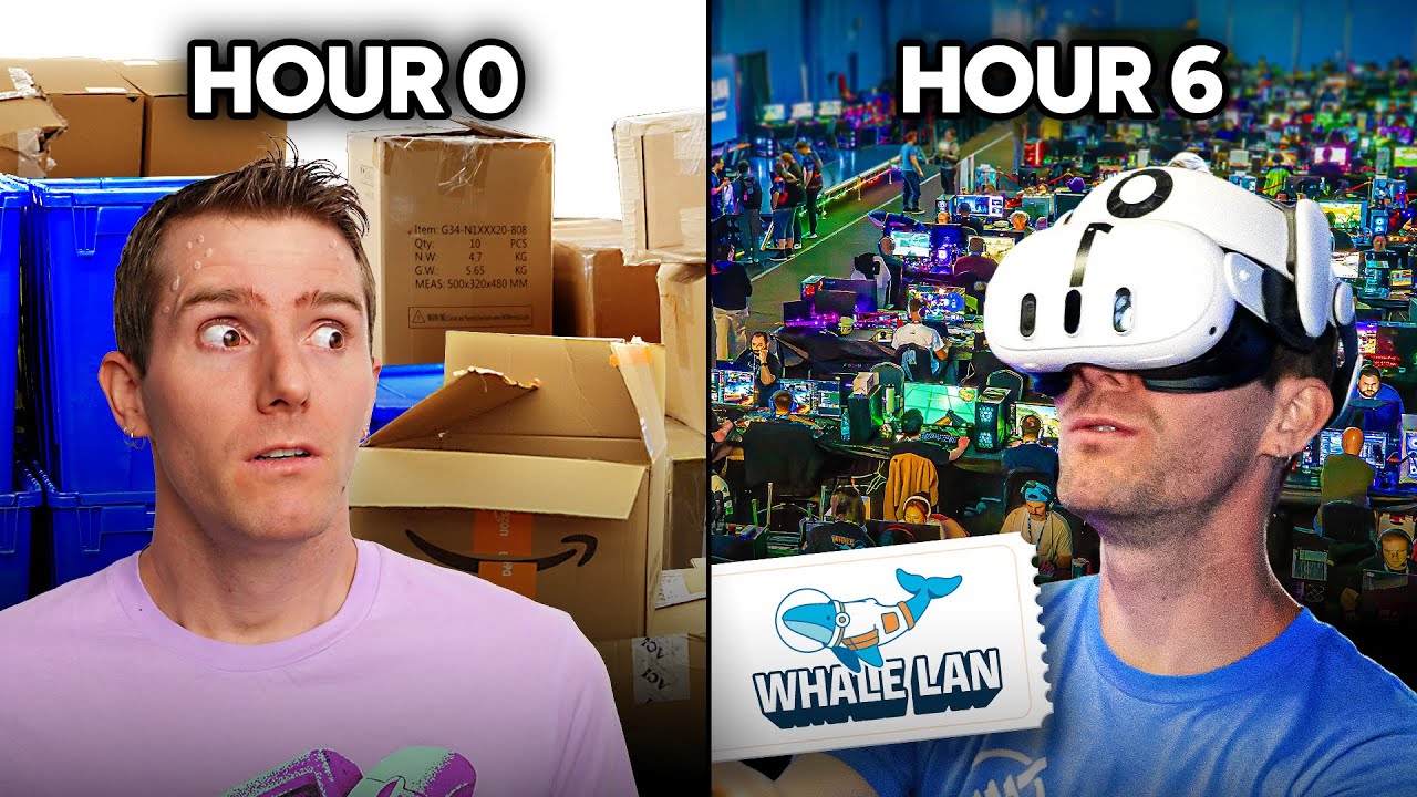 Setting Up Our First Huge Gaming Event was CHAOS 1 *