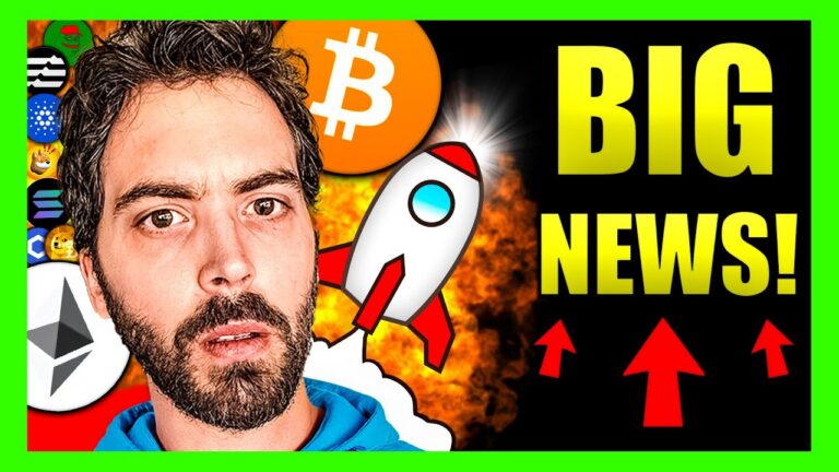 “The Crypto Flood Gates Just Opened” BIGGEST MOMENT HAPPENING NOW! 5 *