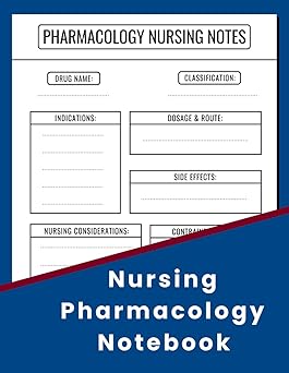 Nursing Pharmacology Notebook Nursing Pharmacology Notebook