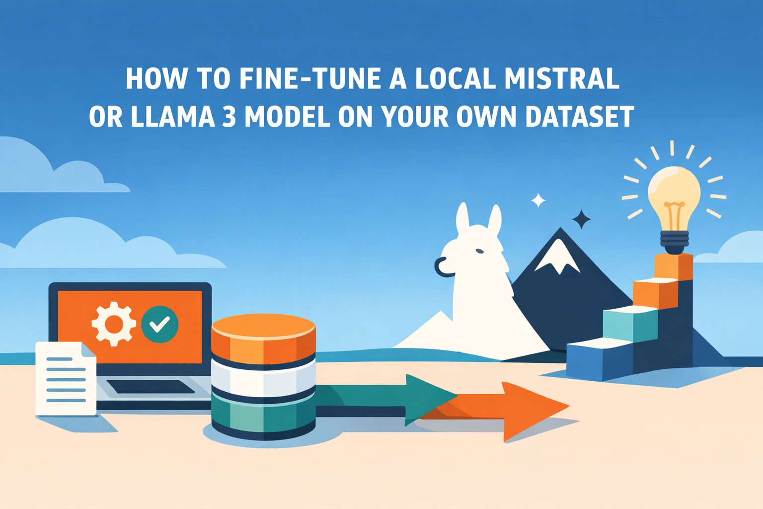 How to Fine-Tune a Local Mistral or Llama 3 Model on Your Own Dataset 1 How to Fine-Tune a Local Mistral/Llama 3 Model on Your Own Dataset