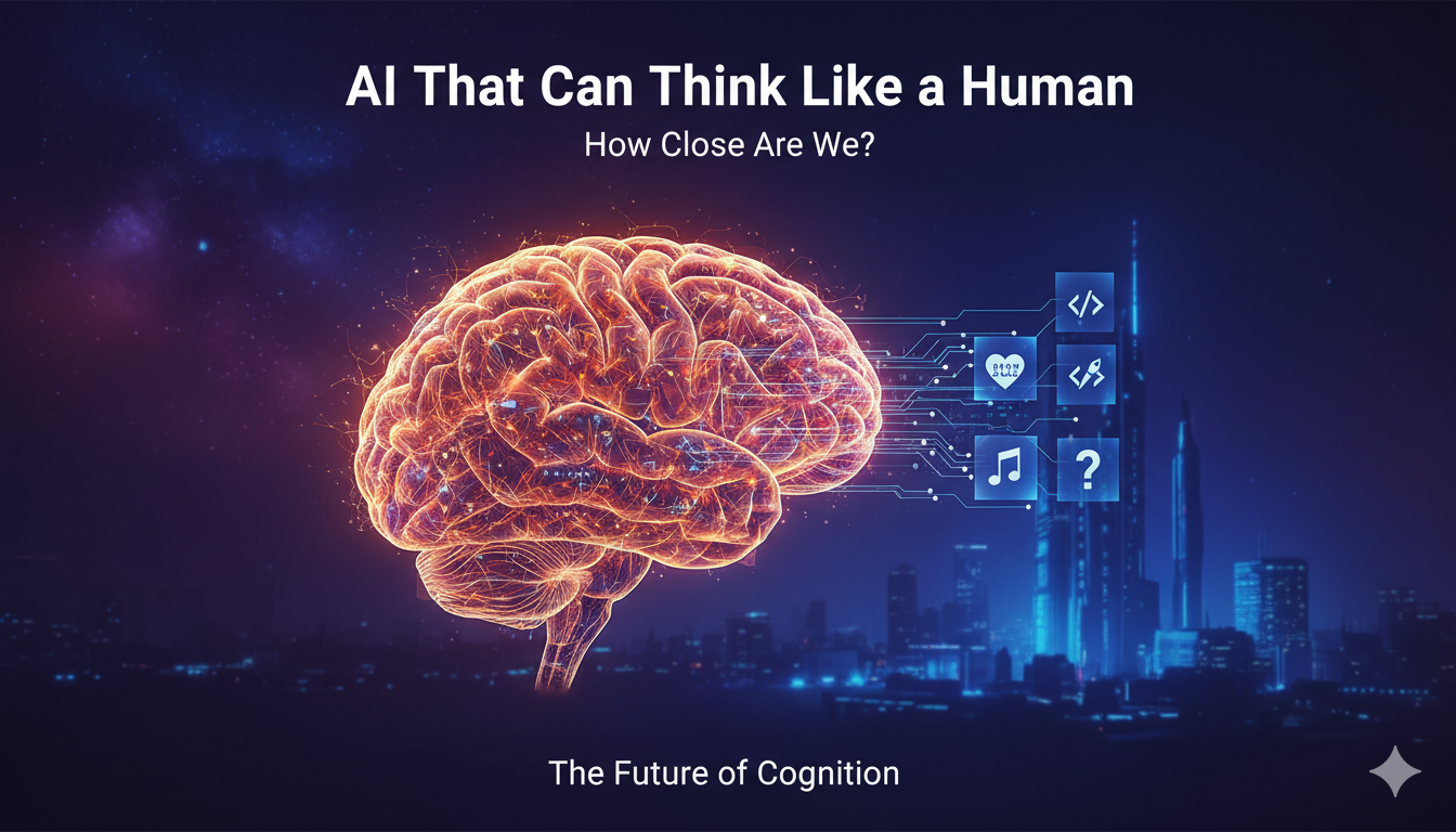 AI That Can Think Like a Human—How Close Are We? Aiiot Talk 1 ai think like a human how close are we