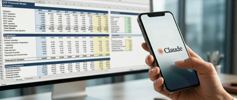 Claude for Finance Teams: DCF, Comps & Reconciliation