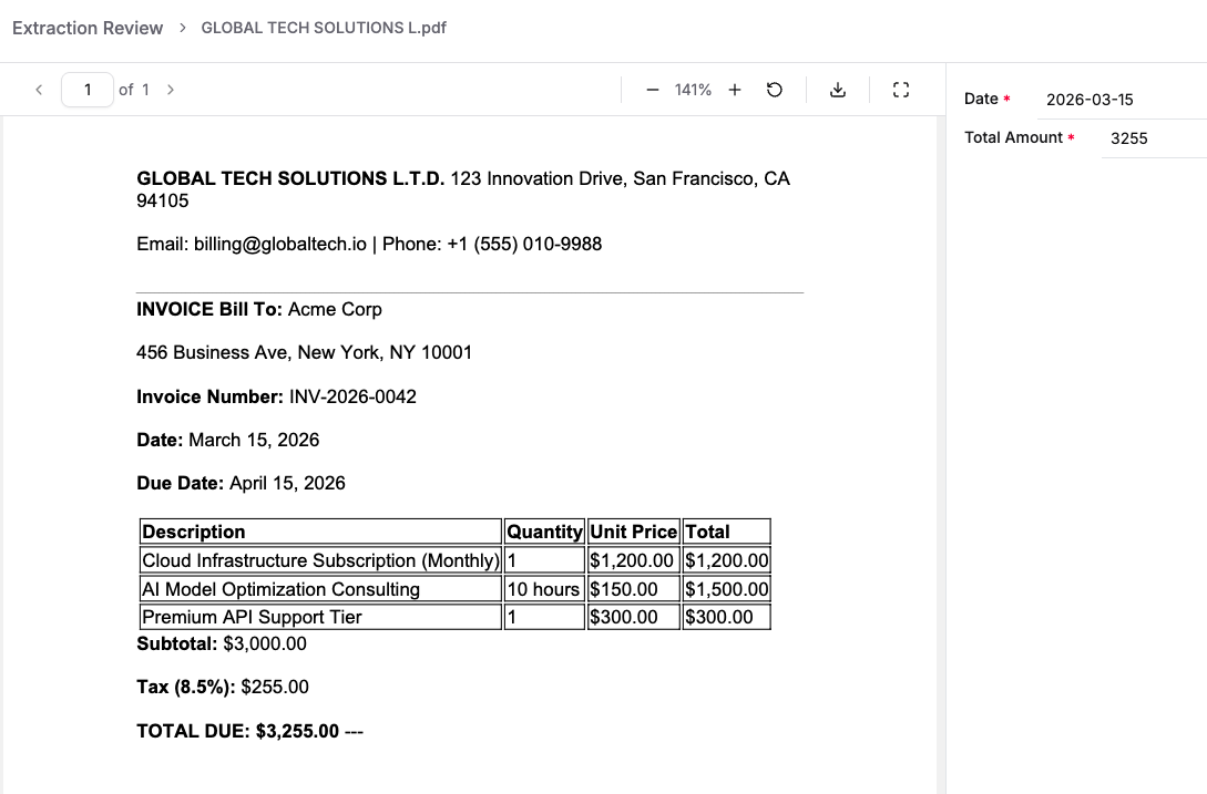 LlamaCloud proxy testing UI