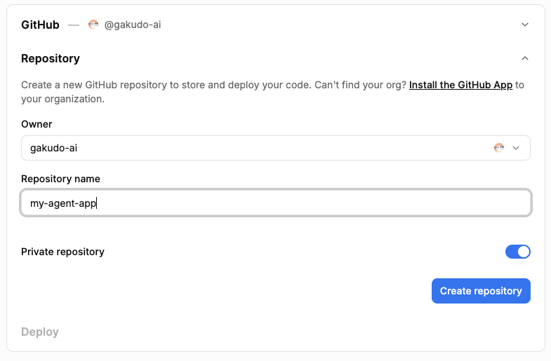 Push the agent workflow and publish it to GitHub