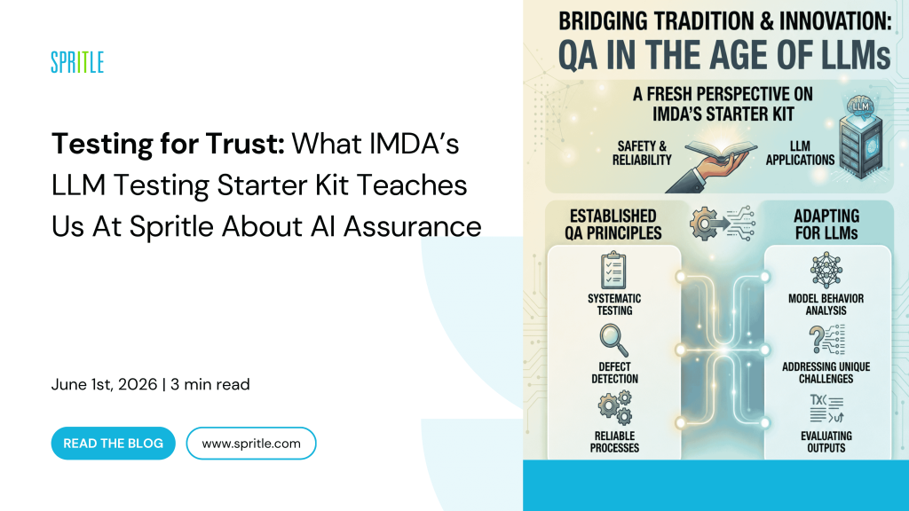 What IMDA’s LLM Testing Starter Kit Teaches Us At Spritle About AI Assurance 2 What Spritle's IMDA LLM testing toolkit teaches us about AI assurance